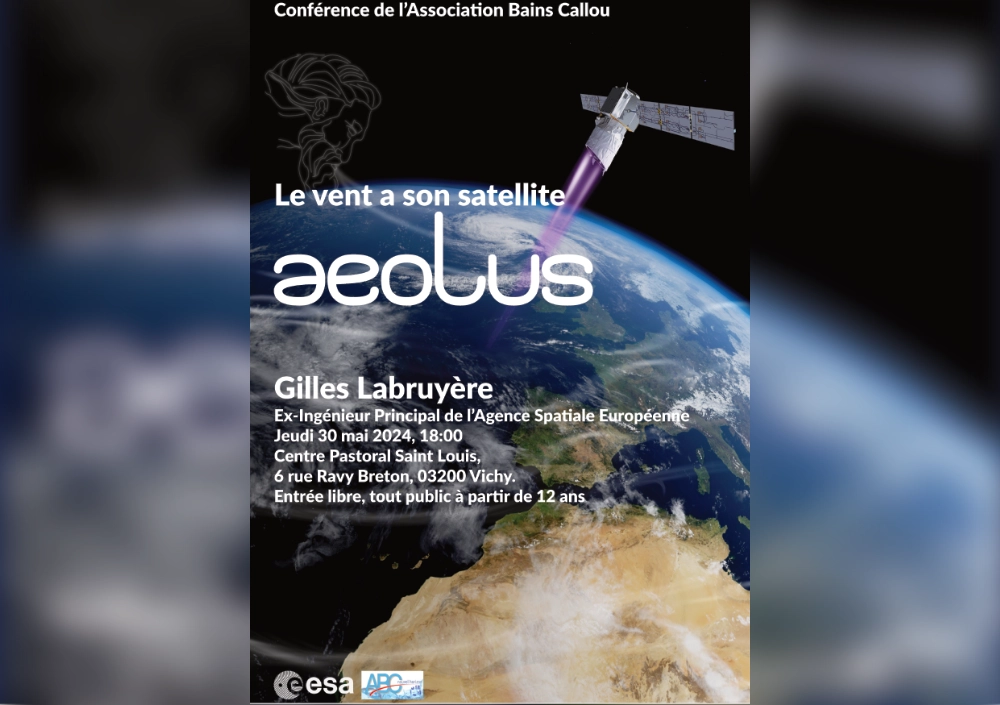Conférence sur le satellite AEOLUS – 30/05/2024
